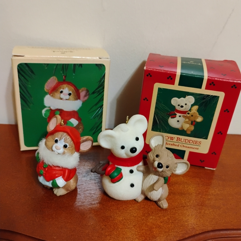 Hallmark Keepsake Ornaments Set Of 2